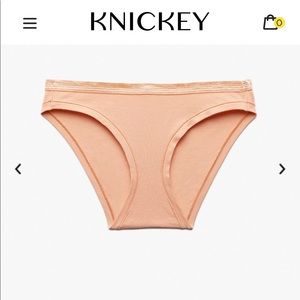 Organic cotton underwear in peachy keen